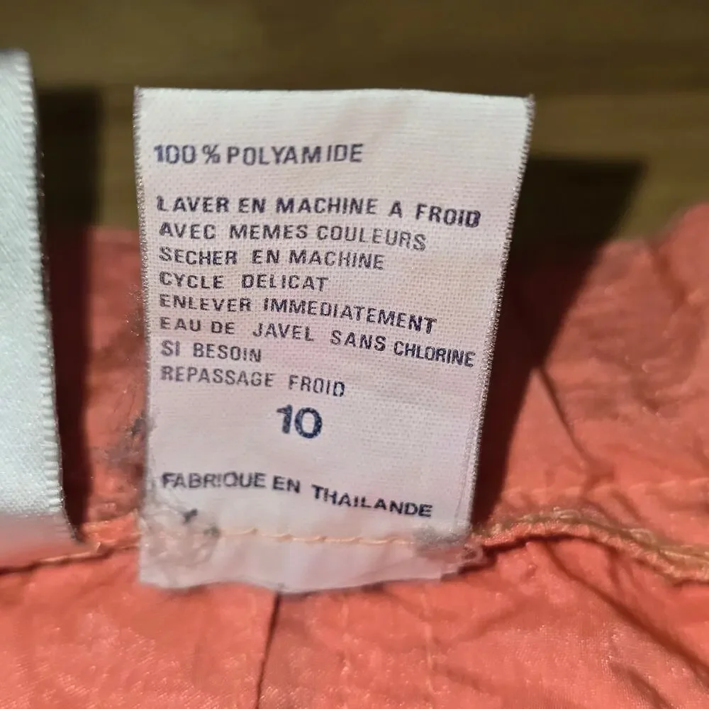 Vintage Y2k Nike Pleated Tennis Skirt Orange Size M (10-12)